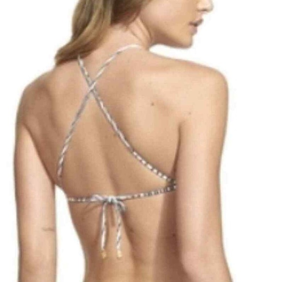 VIX Sarah Printed High Neck Halter Bikini Top - Picture 2 of 6